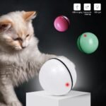 Bola Laser LED Eletrônica Rolante com Luz - Gatos