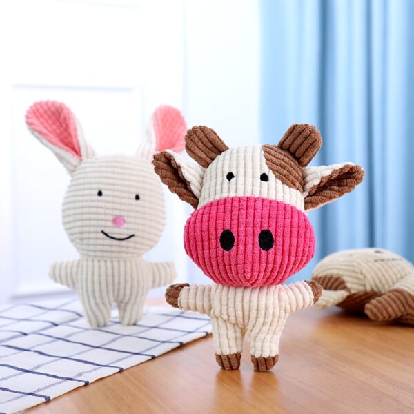 Pelúcia em Formato de Animal com Squeaky – Cães Pequenos e Grandes