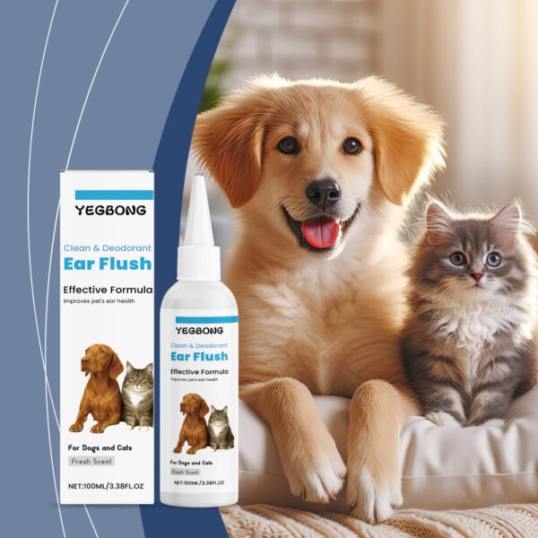 Limpador de Ouvidos para Cães e Gatos – 100ml