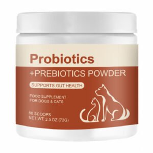Probiótico + Prebiótico em Pó para Cães e Gatos – Equilíbrio Intestinal e Alta Digestibilidade