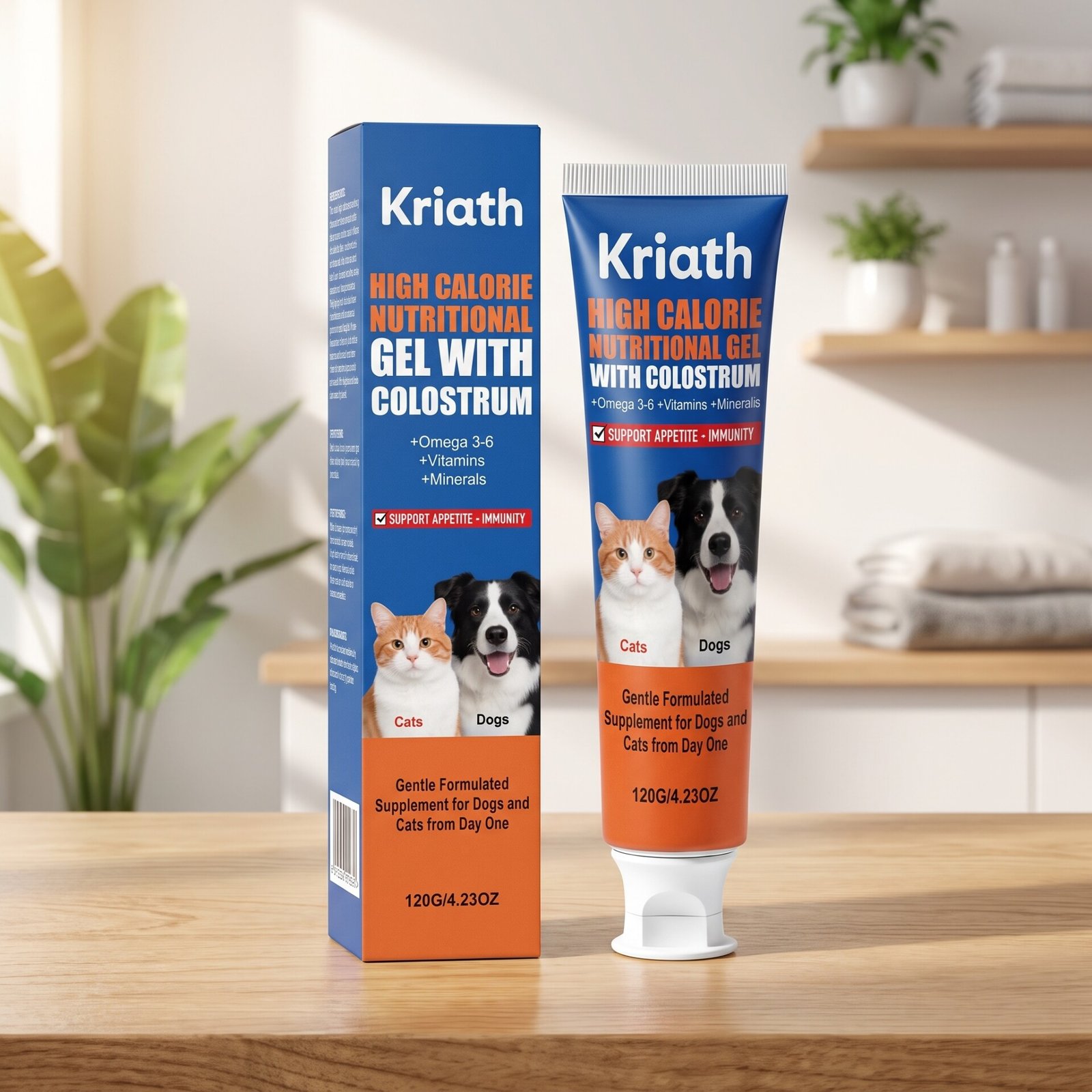 Gel nutritionnel haute calorie pour chien et chat