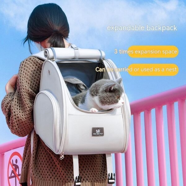 Mochila Expansível com Tenda para Pets — Dobrável