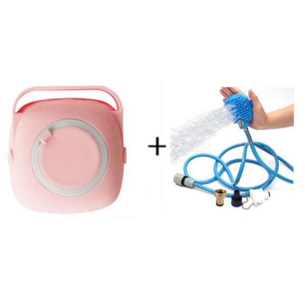 Chuveirinho de Banho para Pets — Escova, Massageador e Ducha em Um Só Produto