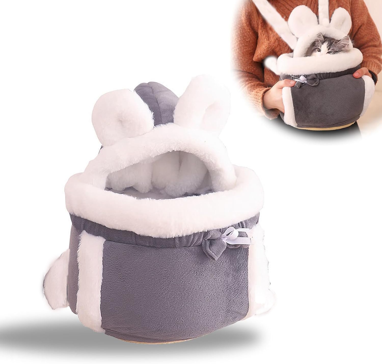 Bolsa Frontal para Pets com Bolso Duplo — Canguru