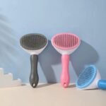 Pente Removedor de Pelos com Agulhas de Aço para Pets