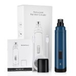 Polidor Automático de Unhas USB para Pets — Azul