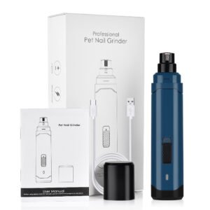 Polidor Automático de Unhas USB para Pets — Azul
