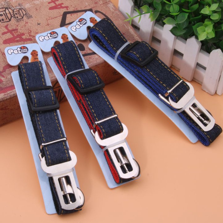 Cinto Retrátil para Pets no Carro — Jeans