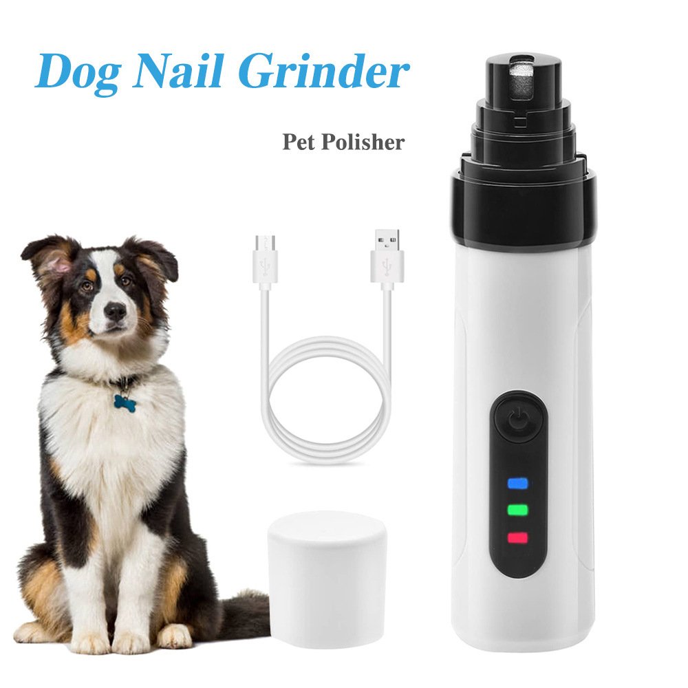 Lixador Elétrico de Unhas Silencioso para Pets — Recarregável USB
