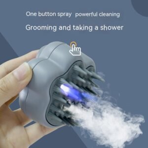 Pente Vaporizador a Vapor para Pets — Massagem e Remoção de Pelos