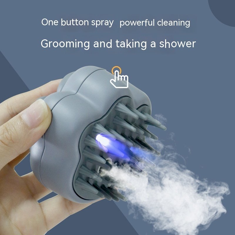 Pente Vaporizador a Vapor para Pets — Massagem e Remoção de Pelos