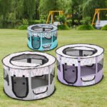 Tenda Dobrável para Pets — Casinha Colorida Interior