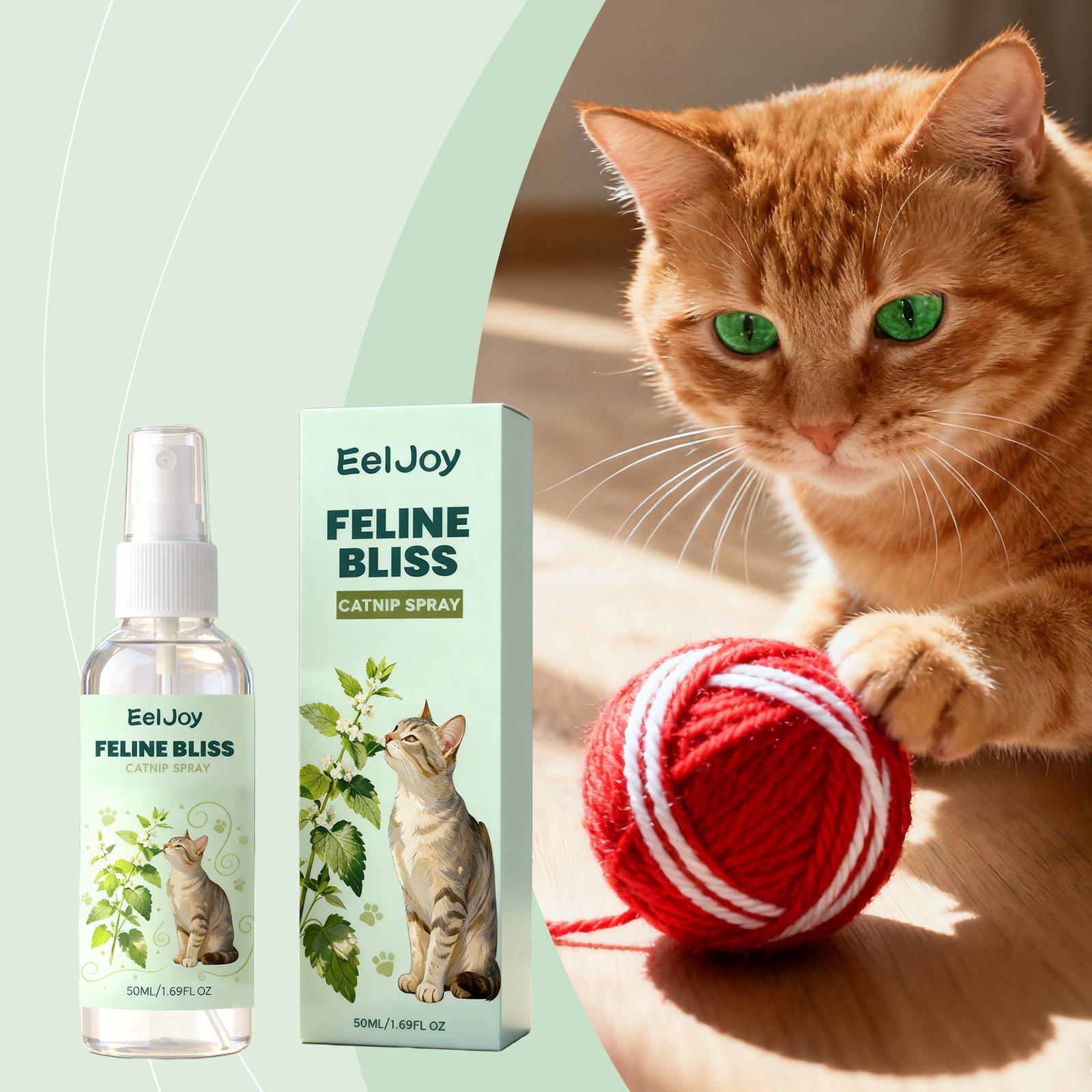 Spray de Catnip Interativo para Gatos — 50ml