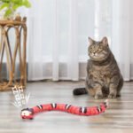 Interactive Electric Snake Cat Toy with Touch Sensor