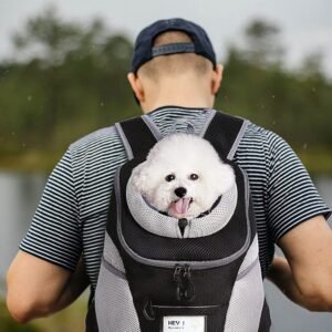 Bolsa de Ombro em Tela Respirável para Pets — Pequena e Grande