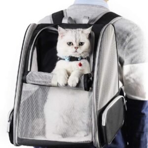 Mochila Bolha Transparente para Pets — Estilo Astronauta