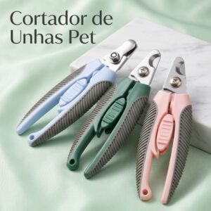 Tesoura de Unhas para Pets — 3 Cores
