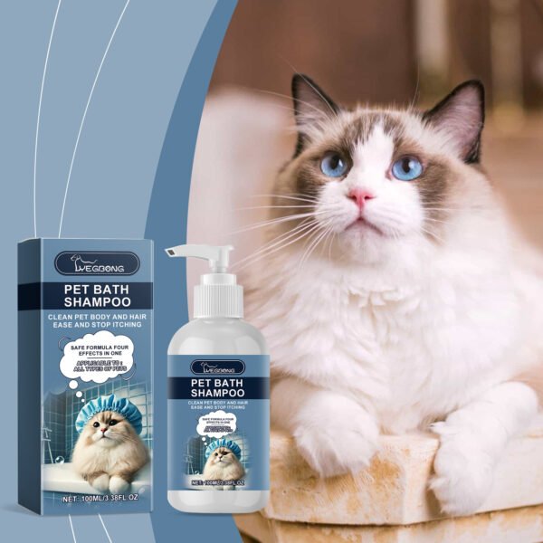 Shampoo Hidratante e Nutritivo para Cães e Gatos — Limpeza Suave 100ml
