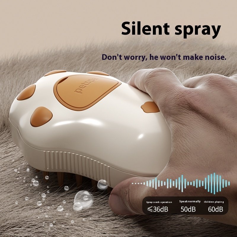 Escova Spray com Vaporizador para Pets Premium  — Massagem e Hidratação