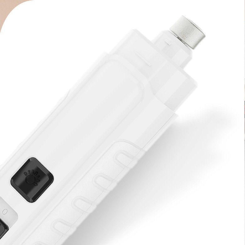 Polidor de Unhas Elétrico com 4 LEDs Recarregável para Pets