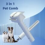 Pente Desembaraçador 3 em 1 para Pets — Remove Pelos Soltos