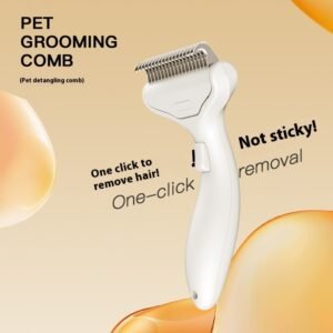 Pente Desembaraçador de Nós para Pets — 4 Cores