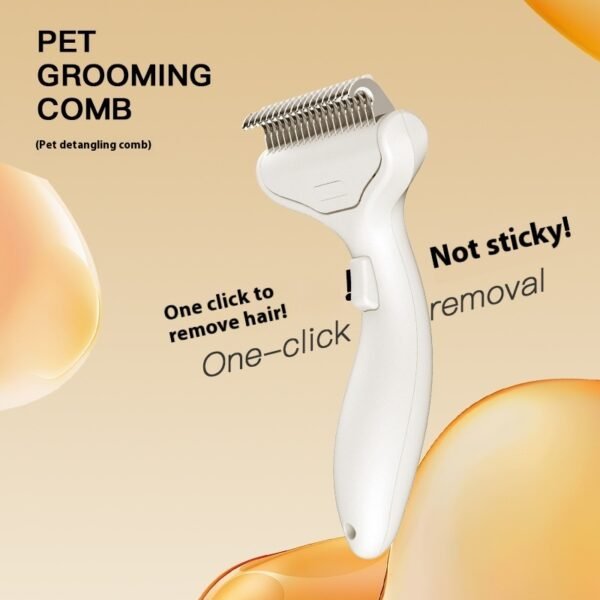 Pente Desembaraçador de Nós para Pets — 4 Cores