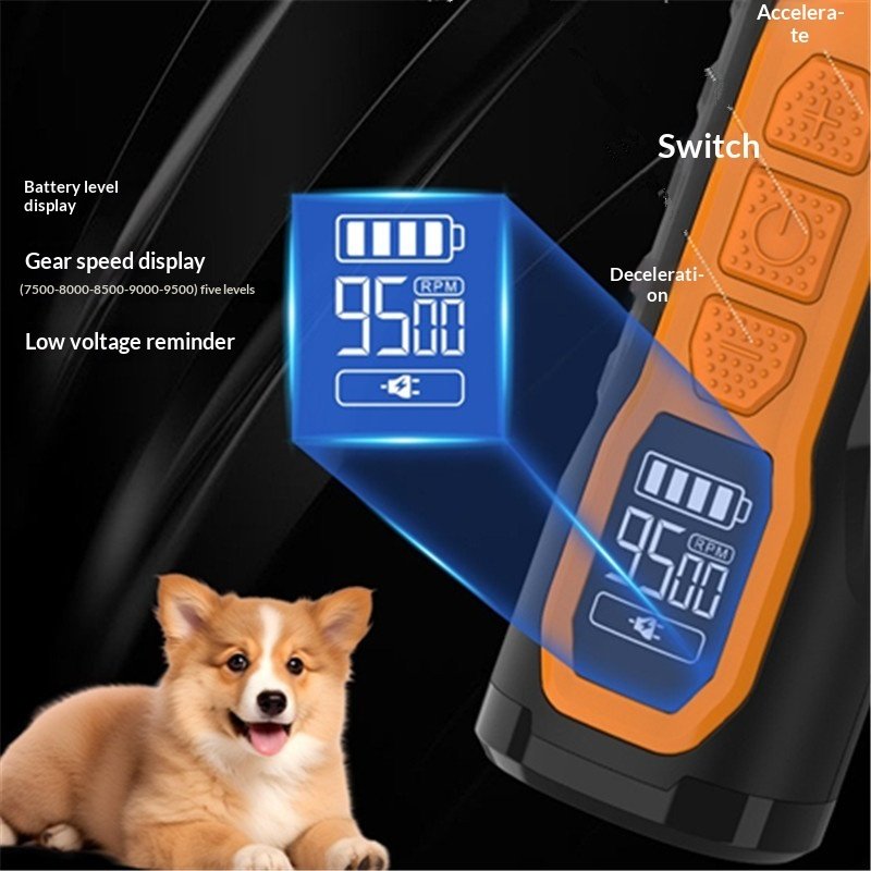 Lixador Elétrico de Unhas para Pets com USB — Kit Completo